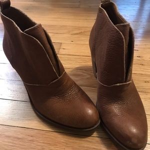 Lucky leather booties